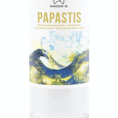 PAPASTIS Ecológico - Destilado de anís - 50 cl