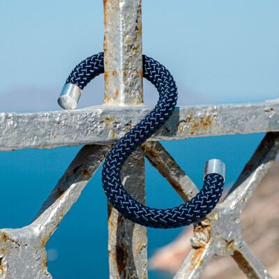 Ganchos de cuerda | Gancho en S de cuerda | Conjunto de 5 - azul marino