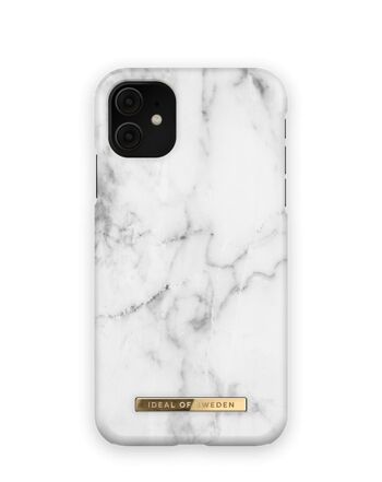 Coque Fashion iPhone 11/XR Marbre Blanc