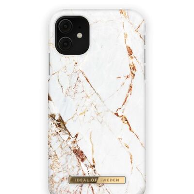 Coque Fashion iPhone 11/XR Carrara Or