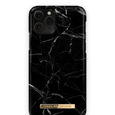 Fashion Case iPhone 11 PRO/XS/X Schwarzer Marmor