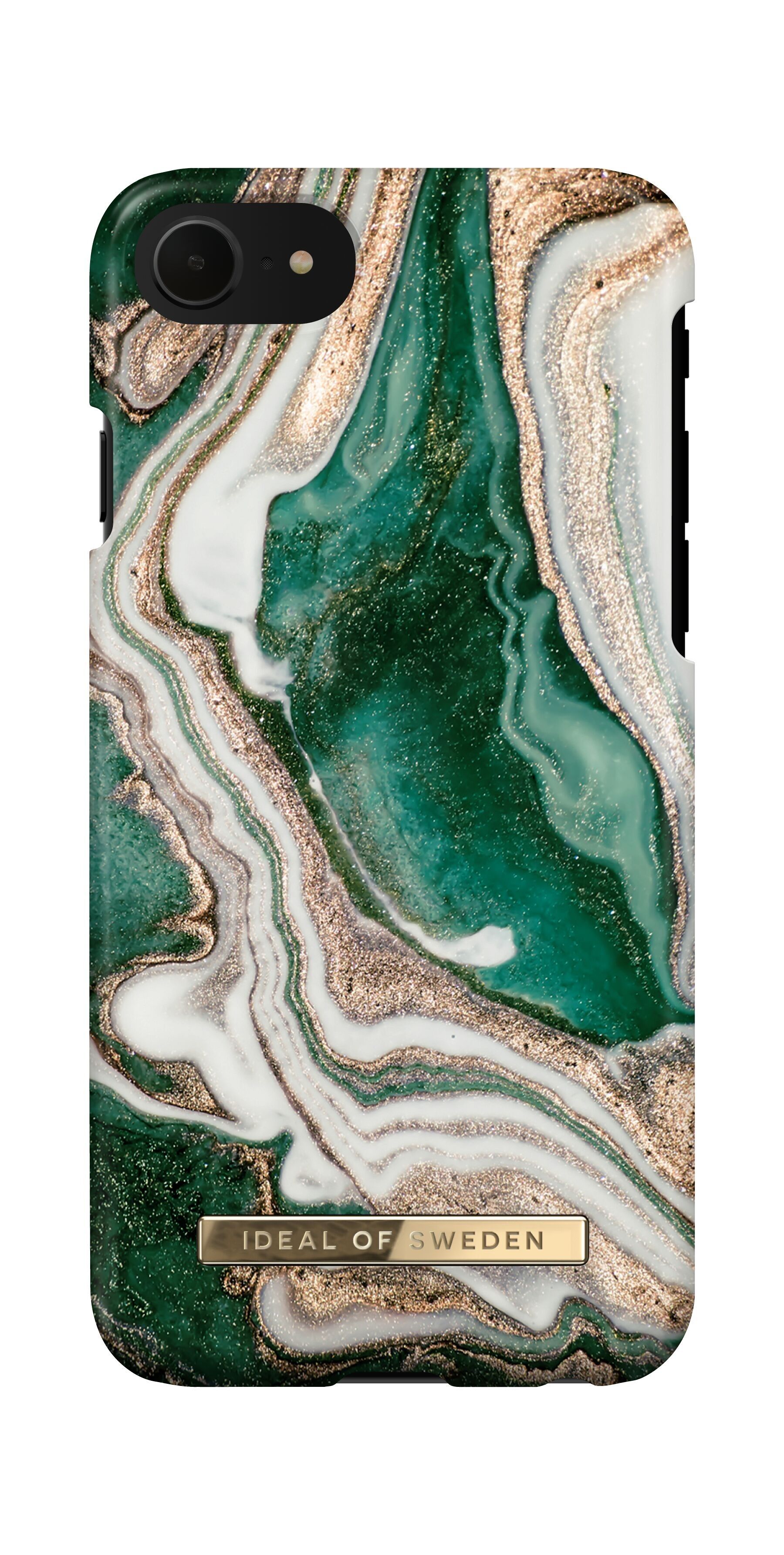 Fashion Case iPhone 8/7/6/6S/SE Jade Dorado Mármol