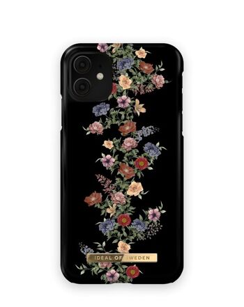 Coque Fashion iPhone 11/XR Floral Foncé 1