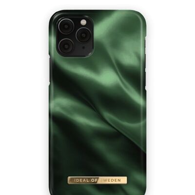 Fashion Case iPhone 11 PRO/XS/X Smaragd Satin