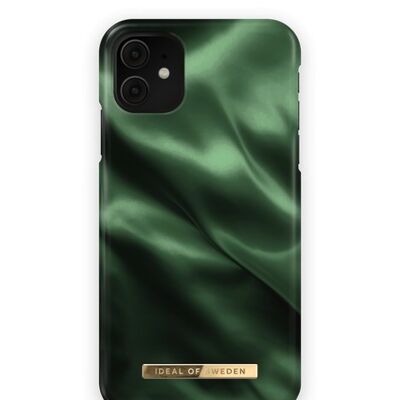 Fashion Case iPhone 11/XR Smaragd Satin