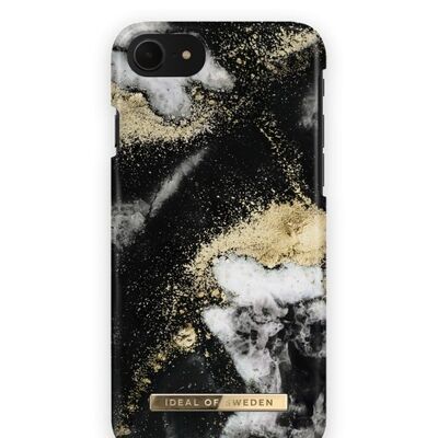 Fashion Case iPhone 8/7/6/6S/SE Negro Galaxy Marbl