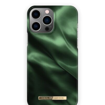 Custodia alla moda per iPhone 13:00/12:00 color smeraldo satinato