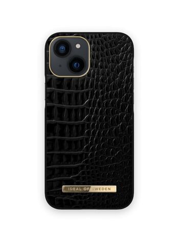 Atelier Coque iPhone 13 Mini Néo Noir Croco