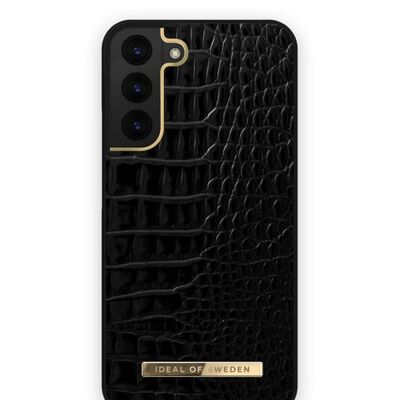 Atelier Coque Galaxy S22P Neo Noir Croco