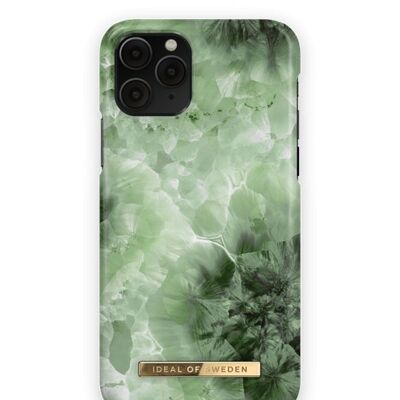 Moda Custodia iPhone 11PRO/XS/X Cielo verde cristallo