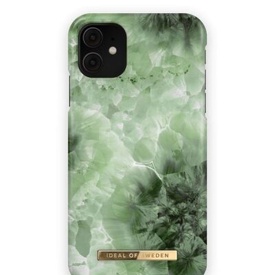 Coque Fashion iPhone 11/XR Cristal Vert Ciel