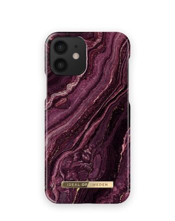 Coque Fashion iPhone 12/12 PRO Prune Dorée