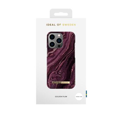 Custodia Fashion iPhone 13 Pro Prugna Dorata