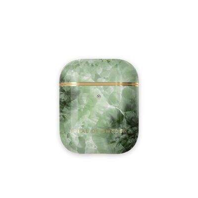 Fashion AirPods Case Crystal Green Sky