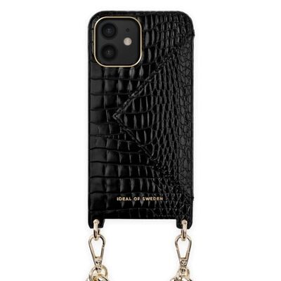 Collana Custodia iPhone 12/12 PRONeo Noir Croco