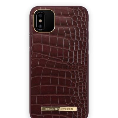 Atelier Coque iPhone 11 PRO/XS/X Scarlet Croco