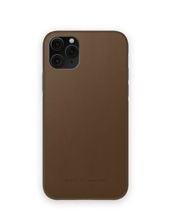 Atelier Coque iPhone 11 PRO/XS/X Marron Intense