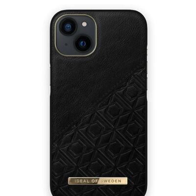 Atelier Case iPhone 13 geprägt schwarz