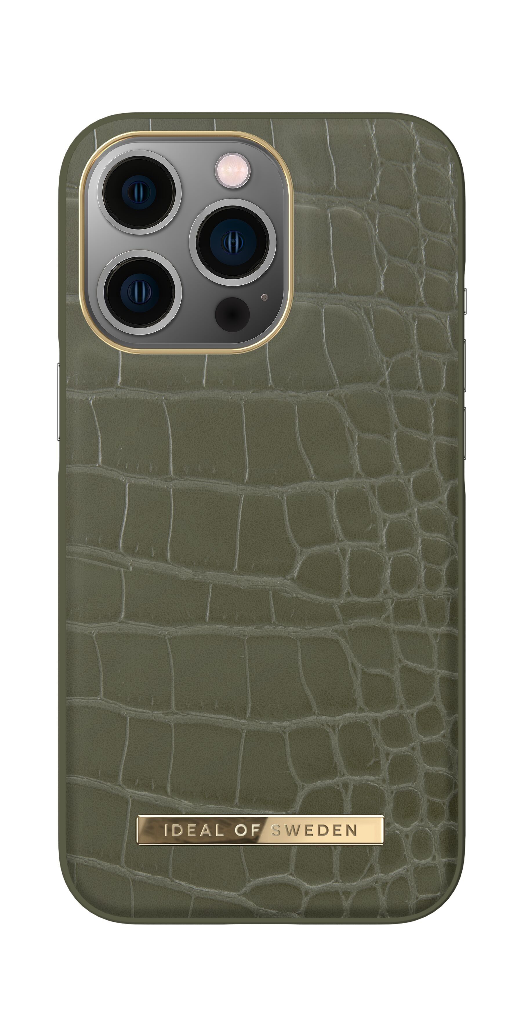 Funda Atelier para iPhone 13 Pro Khaki Croco