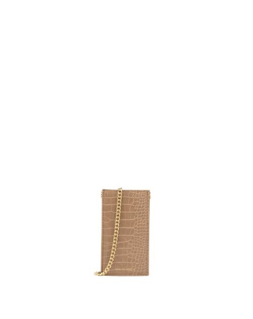 Ella Phone Pouch Camel Croco