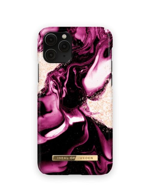Fashion Case iPhone 11 PRO/XS/X Golden Ruby
