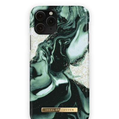 Custodia Fashion iPhone 11 PRO/XS/X Golden Olive Marb