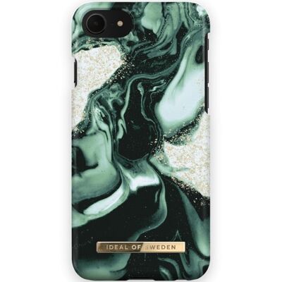 Fashion Case iPhone 8/7/6/6S/SE Golden Olive Marb