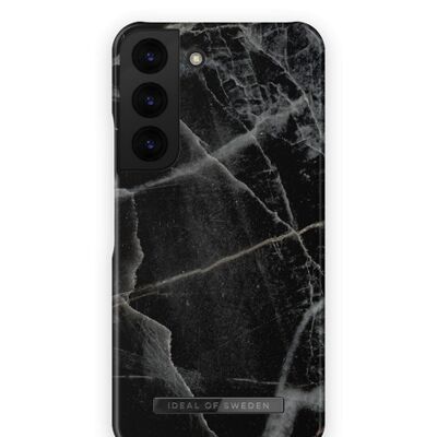 Coque Fashion Galaxy S22 Noir Thunder Marble