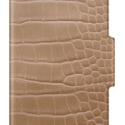 Cartera Atelier iPhone 12/12 PRO Camel Croco