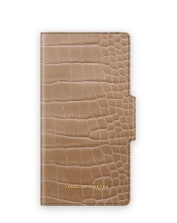 Atelier Portefeuille iPhone 13PM/12PM Camel Croco