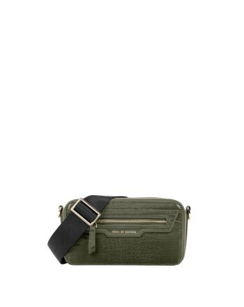 Bobbi Camera Bag Kaki Croco