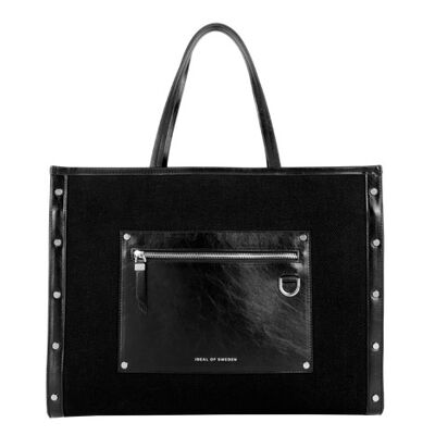 Daria Shopper Bag Jacquard Black