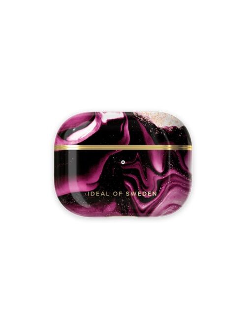 Fashion AirPods Case Pro Golden Ruby