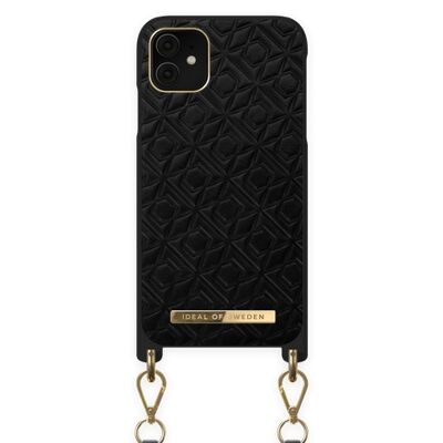 Atelier Necklace iPhone 11/XR Embossed Bk