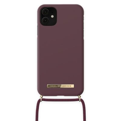 Gewöhnliche Halskette iPhone 11/XR Deep Cherry