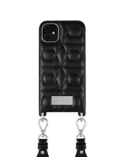 Statement Necklace iPhone 11/XR Quilted Black