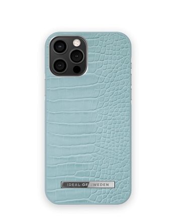 Atelier Coque iPhone 12/12 PRO Souple Bleu Croco