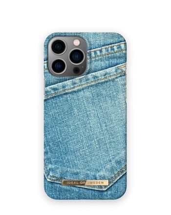 Coque tendance iPhone 13PM/12PM Denim Bliss