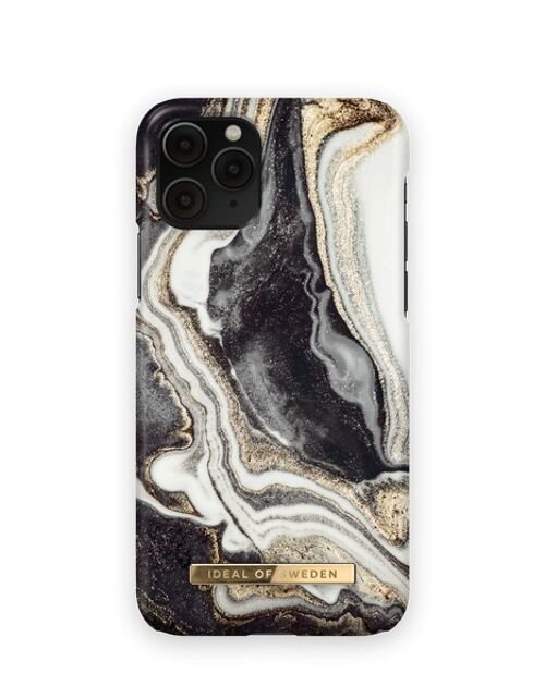 Fashion Case iPhone 11 PRO/XS/X Golden Ash marble
