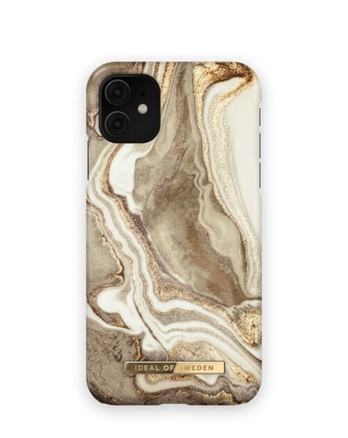 Fashion Case iPhone 11/XR Golden Sand Marble