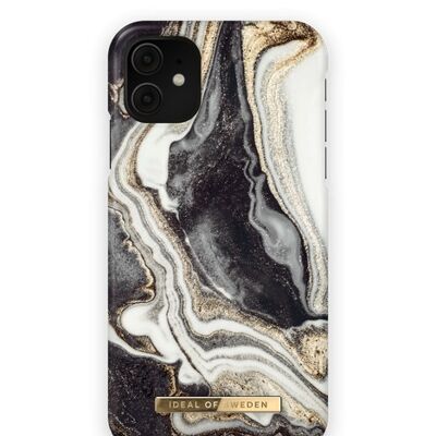 Fashion Case iPhone 11/XR Golden Ash Marmor