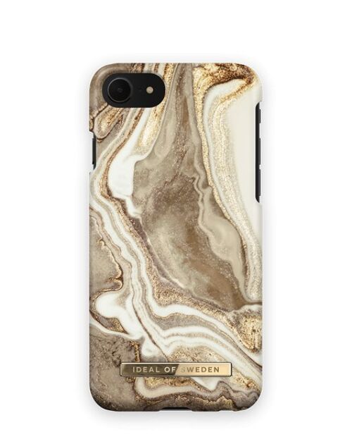 Fashion Case iPhone 8/7/6/6S/SE Golden Sand Marble