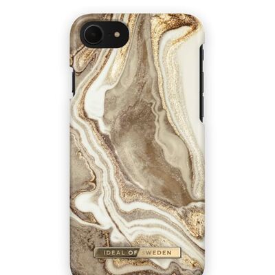 Fashion Case iPhone 8/7/6/6S/SE Golden Sand Marble