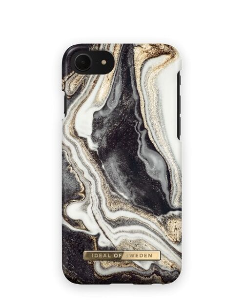 Fashion Case iPhone 8/7/6/6S/SE Golden Ash marble