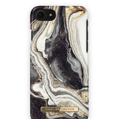 Fashion Case iPhone 8/7/6/6S/SE Golden Ash marble