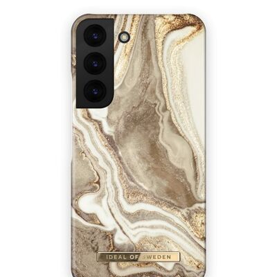 Fashion Case Galaxy S22 Golden Sand Marble