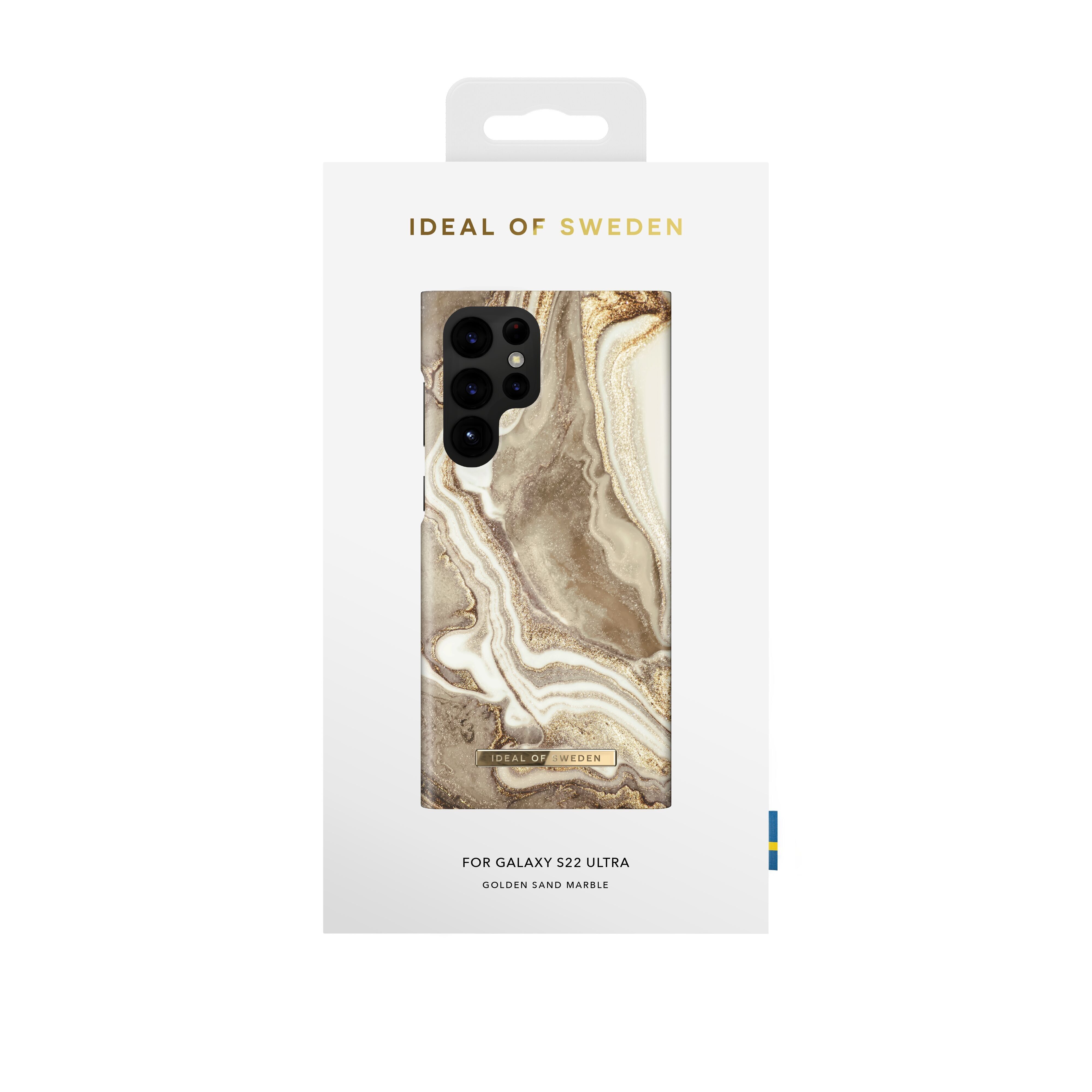 Fashion Case Galaxy S22U Golden Sand marmo