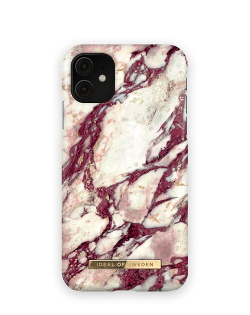 Fashion Case iPhone 11/XR Calacatta Ruby Marble