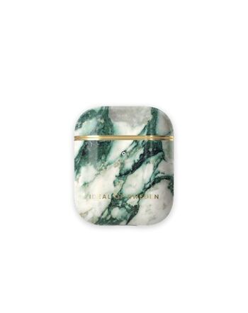 Étui Fashion Airpods Calacatta Emerald Marble