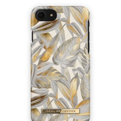 Fashion Case iPhone 8/7/6/6S/SE Foglie di platino
